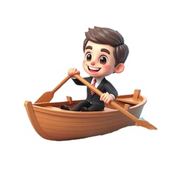 Rower Man Stickers