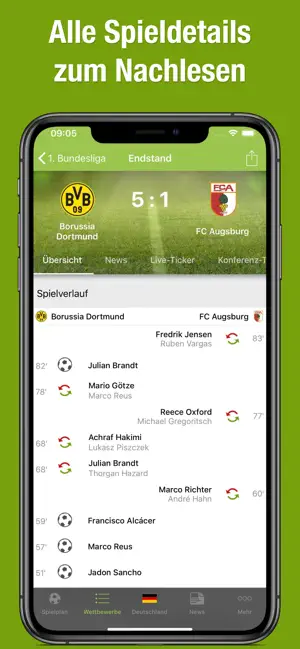 Fußballfunk: Deine Fußball-App iPhone screenshot 5