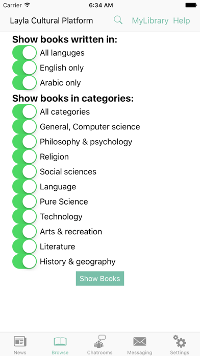 Layla Cultural Platform iPhone screenshot 5 - Book app