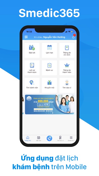 SMedic365 @Đặt hẹn Xem kết quả Screenshot