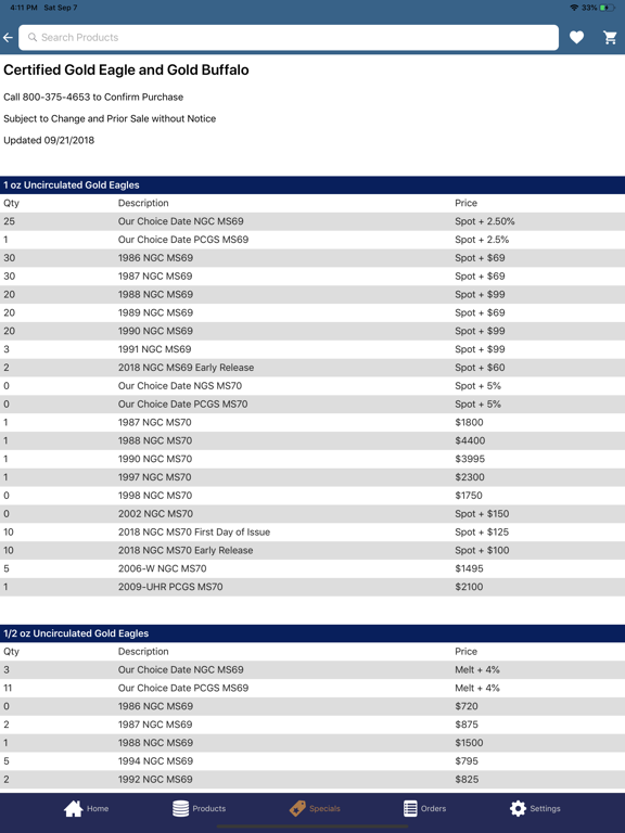 FizTrade iPad screenshot 7 - Business app