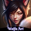 Anime AI Art Girl: Waifu icon
