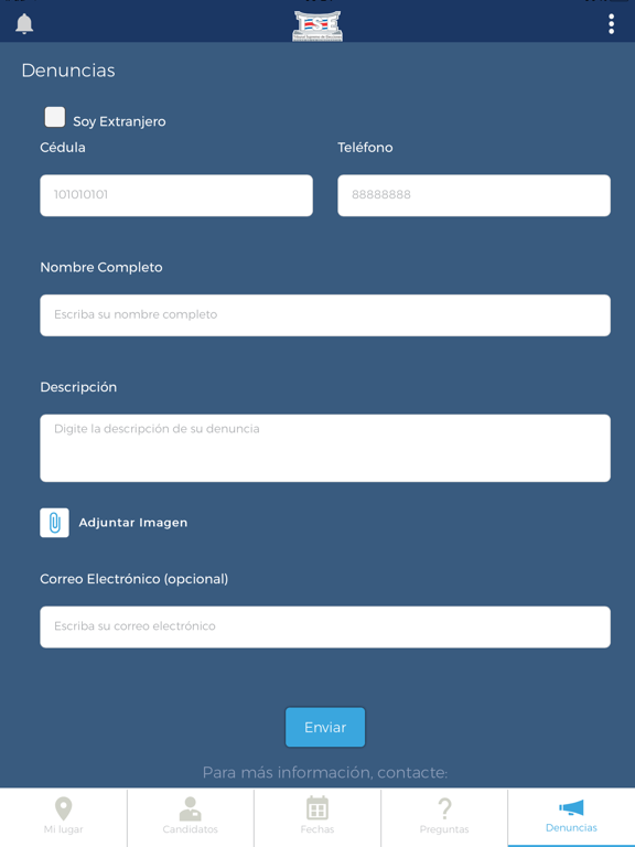 #VotanteInformadoCR iPad screenshot 4 - News app