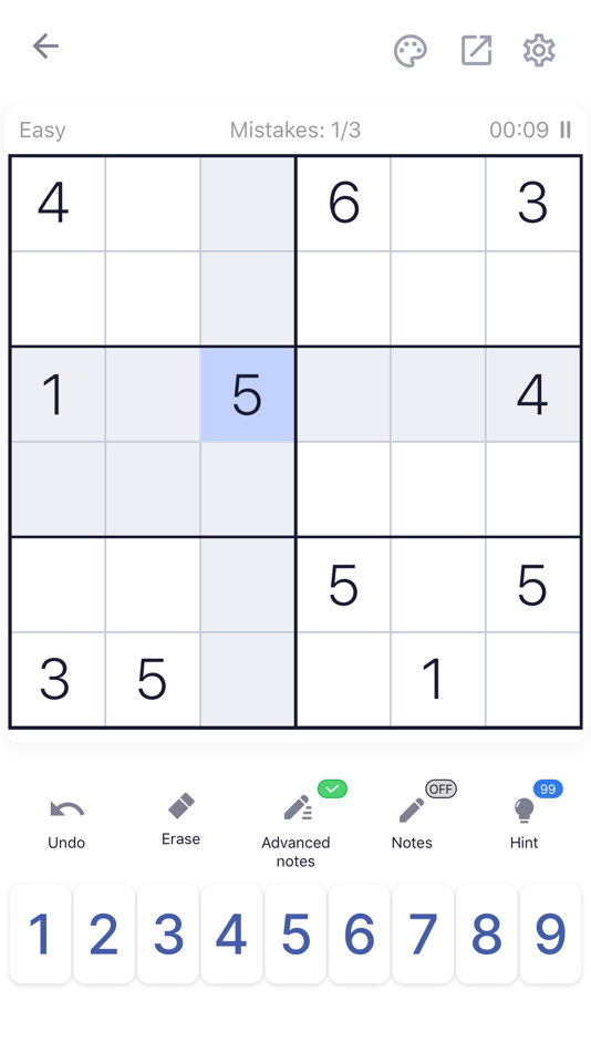 #9. Sudoku Puzzle - Brain Games (iOS) 来自: Guru Smart Holding Limited