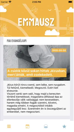 Emmausz screenshot 1