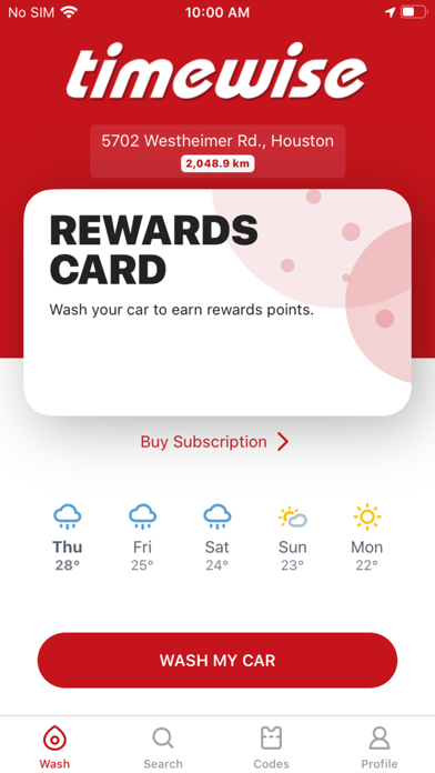 TimeWise Car Wash Screenshot