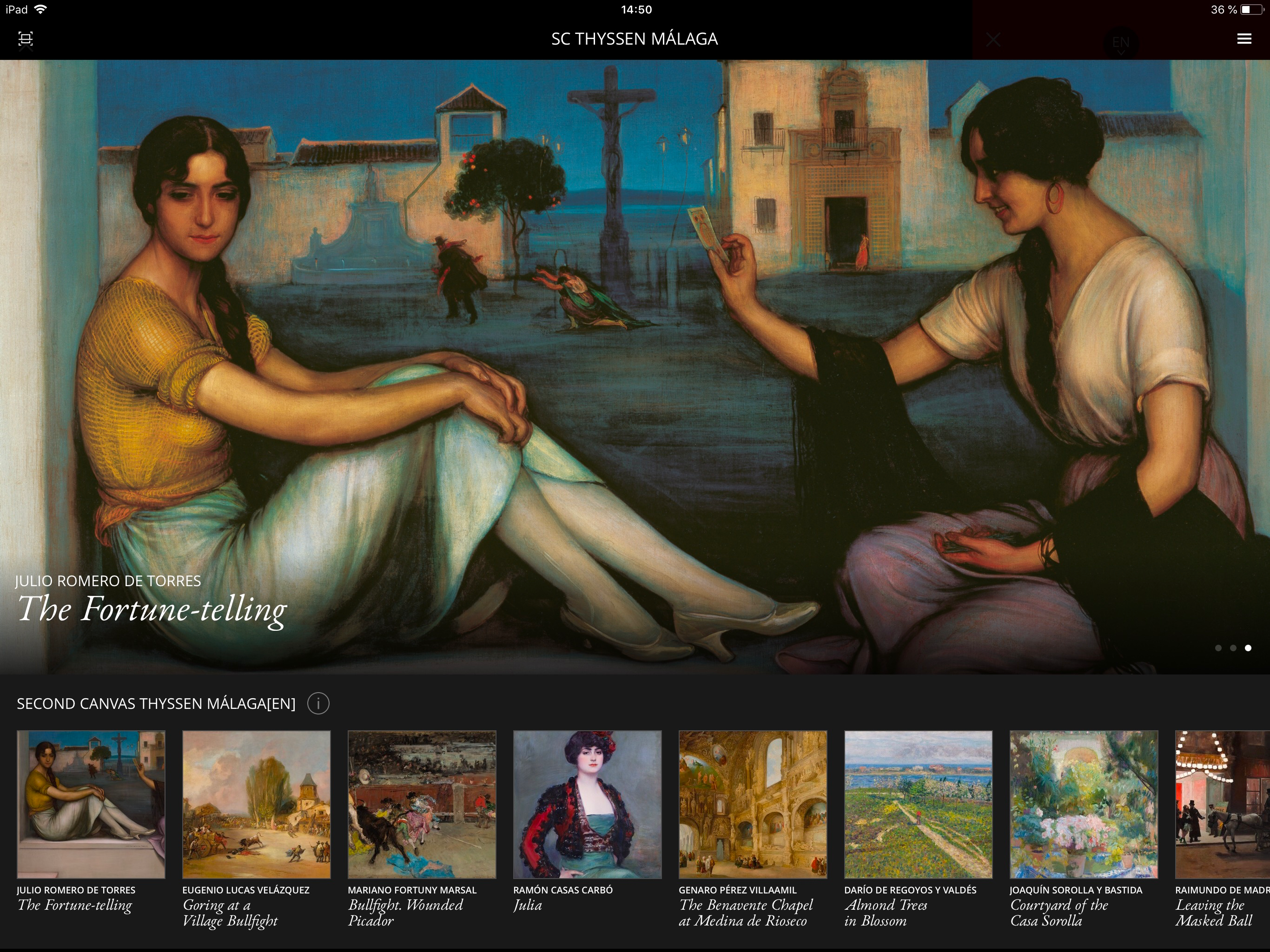 Second Canvas Thyssen Malaga