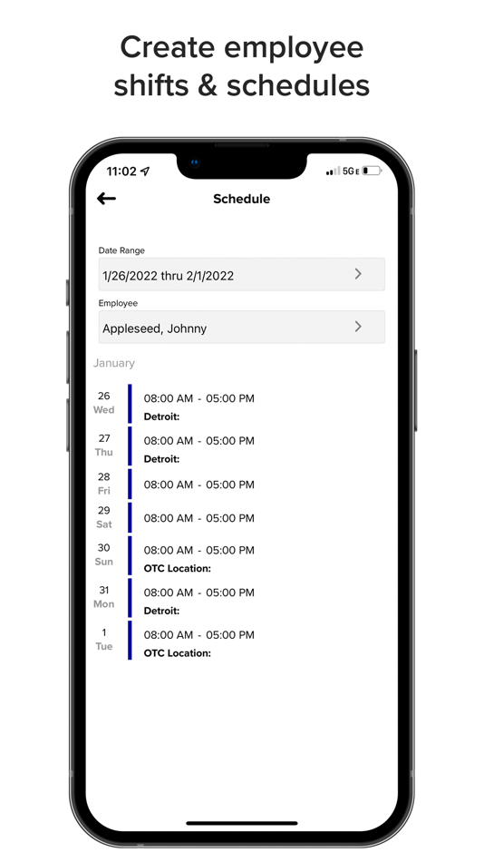 #9. OnTheClock employee time clock (iOS) Podle: OnTheClock.com, LLC