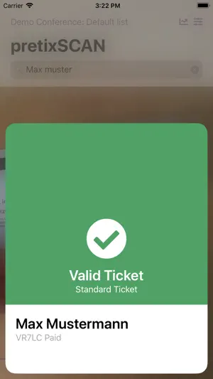 pretixSCAN screenshot 2