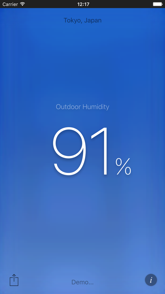 #5. Humidity App (iOS) بواسطة: Piet Jonas