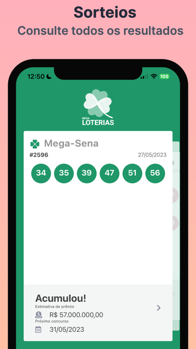 Mega Loterias Screenshot