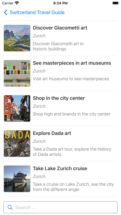 Screenshot 4 of Swiss Tour Guide App