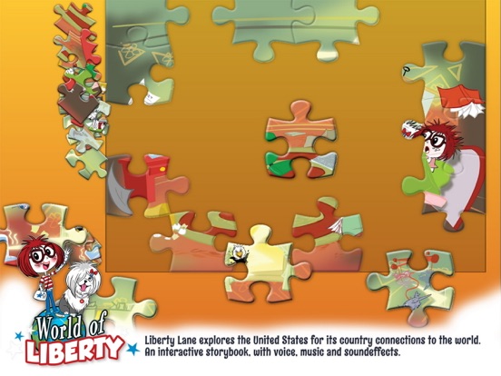 World Of Liberty Adventure 1 iPad screenshot 5 - Book app