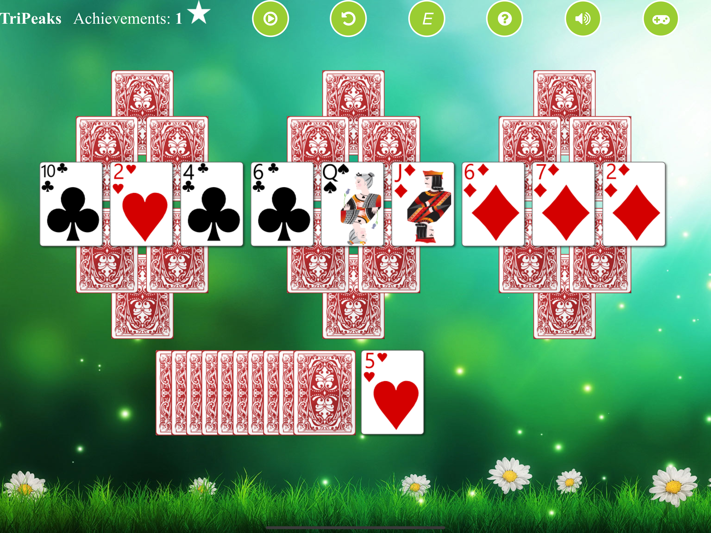 TriPeaks Solitaire X