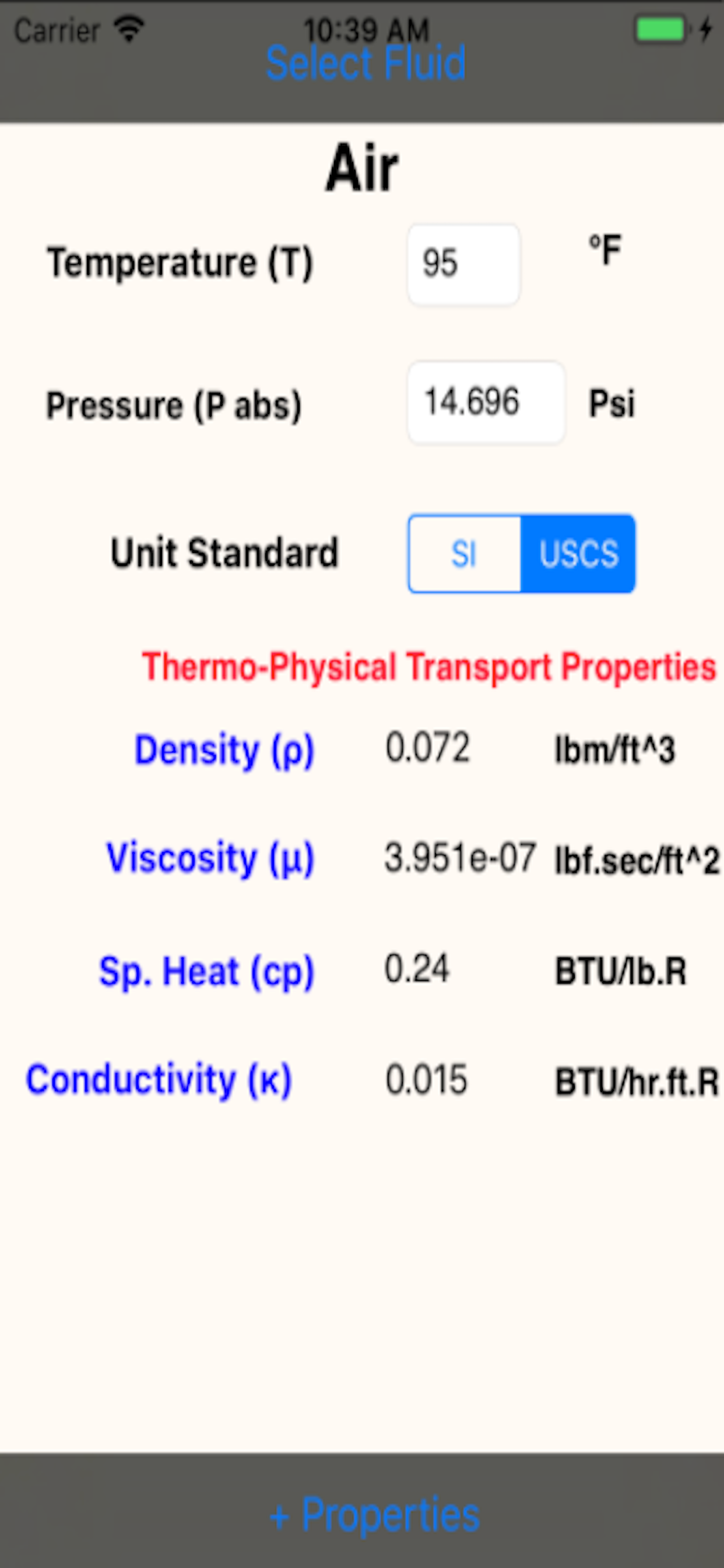 Thermo Physical Prop screenshot 4