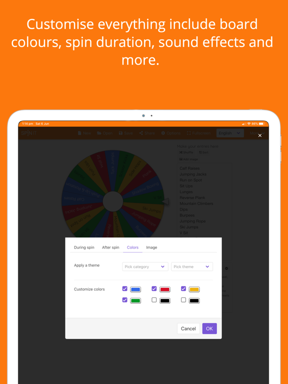 App screenshot