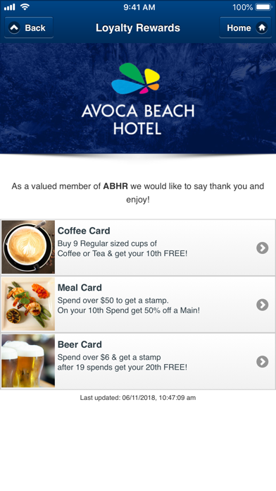 Avoca Beach Hotel Screenshot