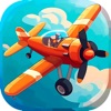 Airplane racing games race 3d icon