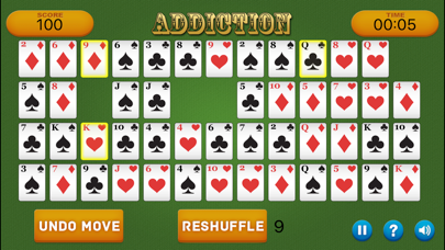 Screenshot #1 pour New Addiction Solitaire