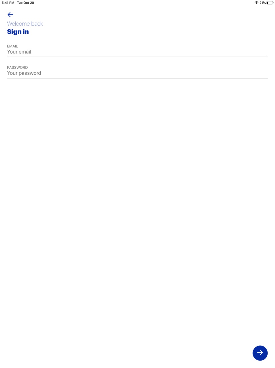 iPad screenshot