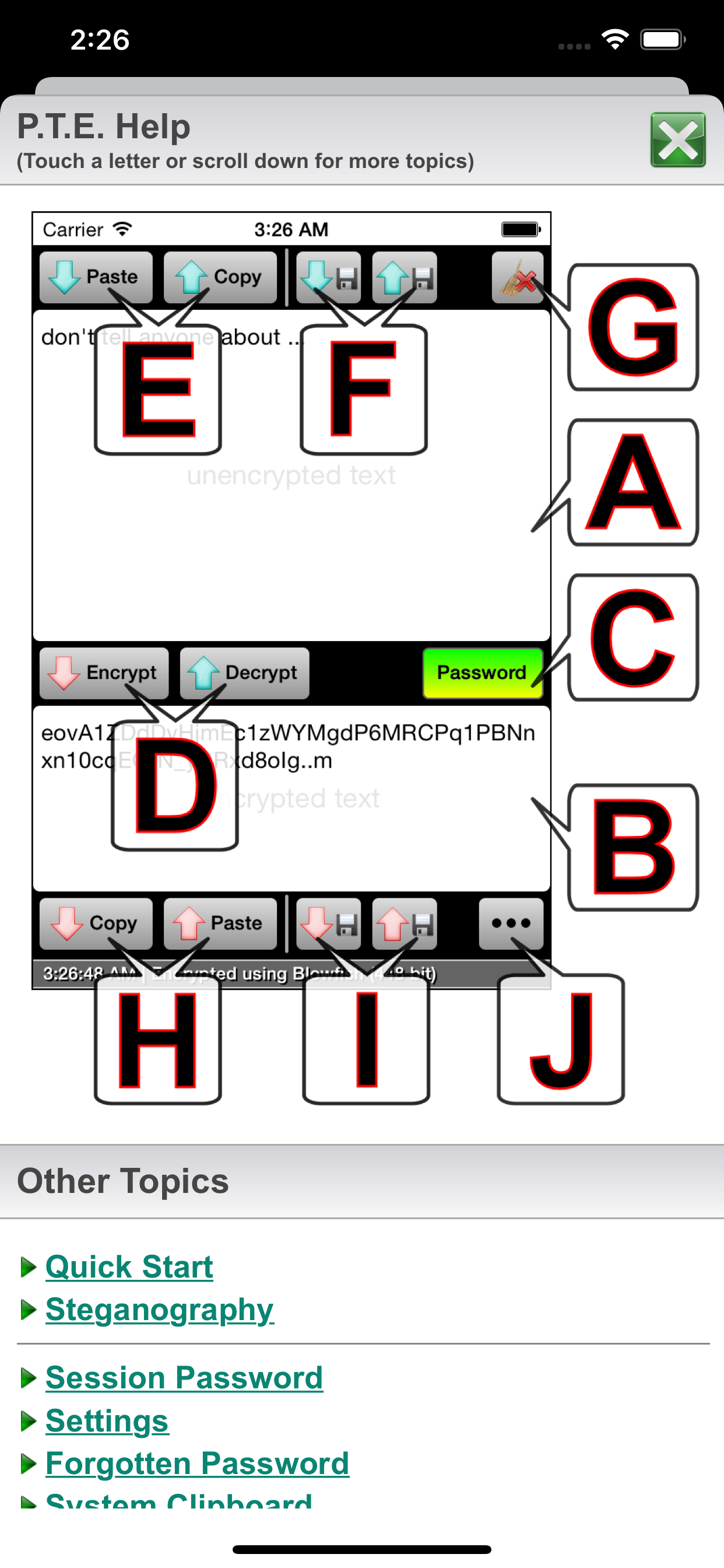 Paranoia Text Encryption Lite