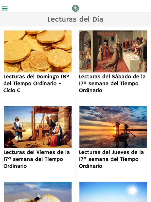 Evangelio del Día iPad screenshot 3 - Lifestyle app