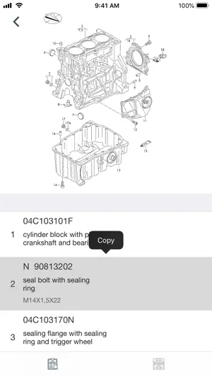 Car parts for Seat - diagrams screenshot 1