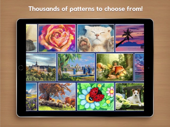 Cross-Stitch World iPad app afbeelding 3