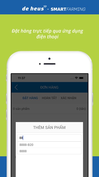 De Heus Mobile App Screenshot