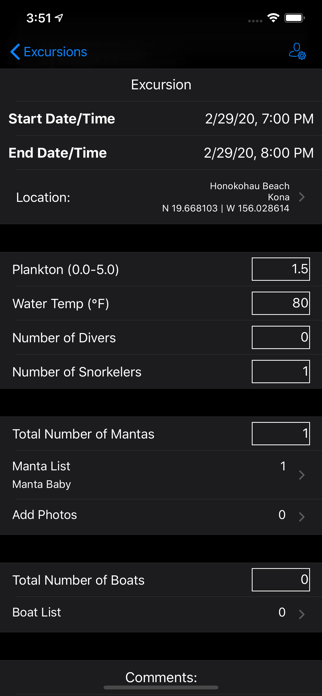 Manta Ray Tracker Screenshot 8 of 10