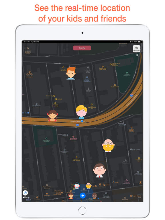 Find Family & Friends Locator iPad screenshot