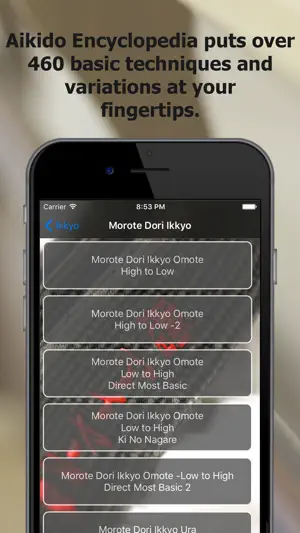 Aikido Encyclopedia screenshot 1