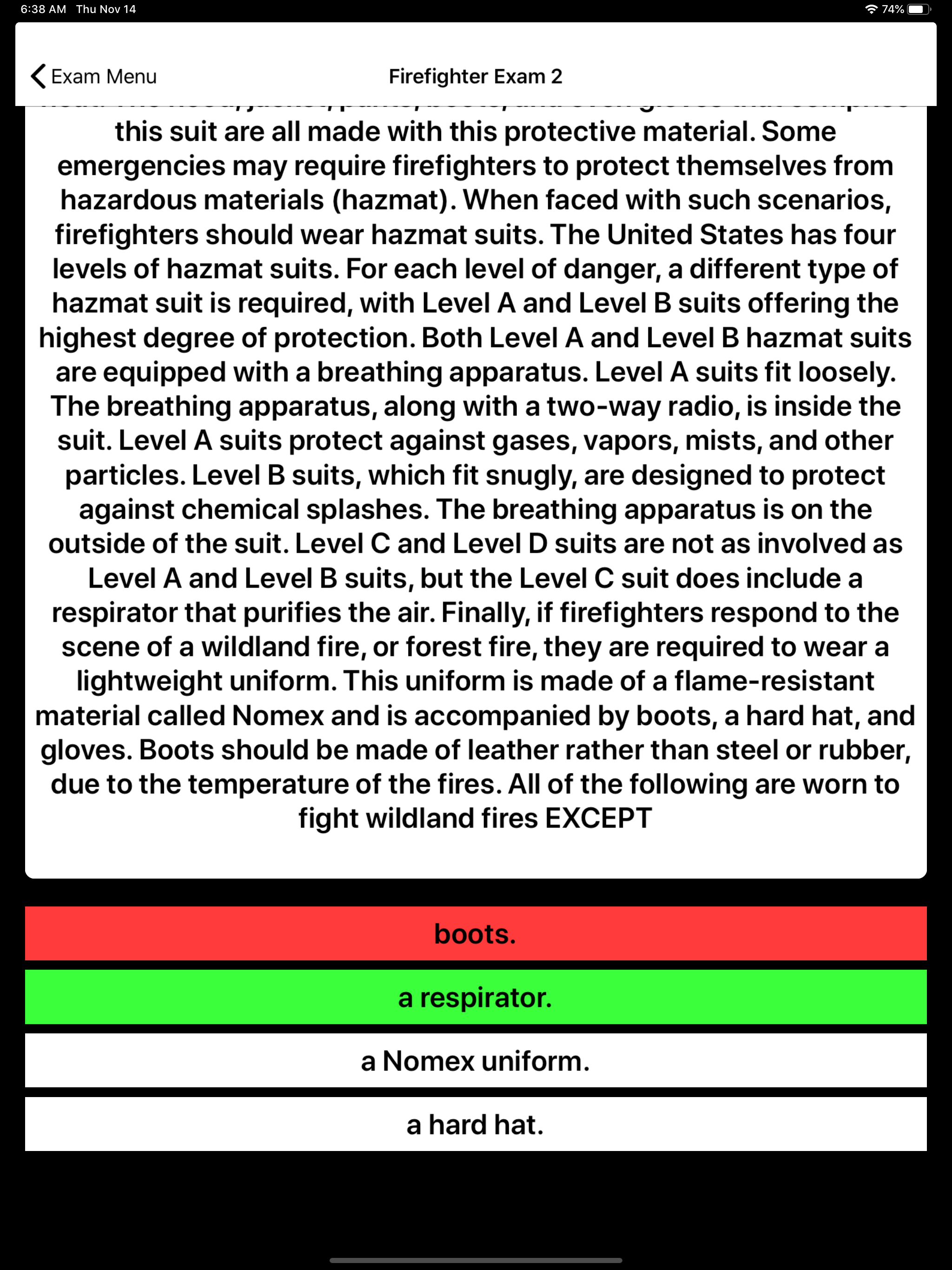 Firefighter Exam Prep screenshot 11