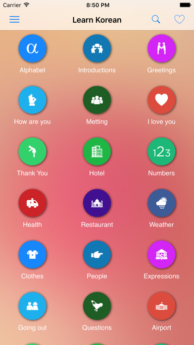 Screenshot #2 pour Learn Korean Quick Pro
