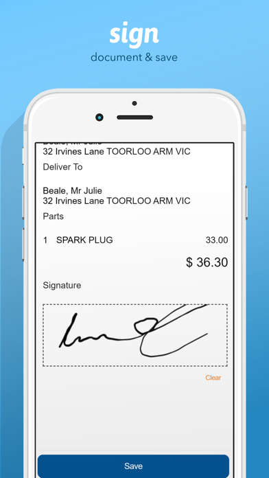 Screenshot 3 of Signature On Glass App