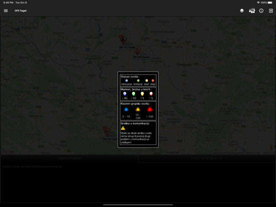 GPS Tragač iPad screenshot 9 - Business app