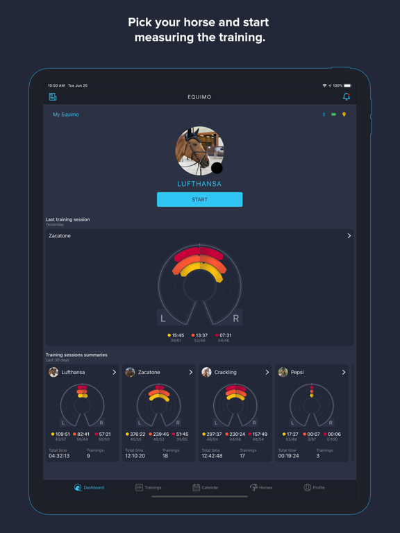 EQUIMO iPad screenshot 4 - Sports app