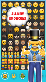 Emoji Selfie Collage Editor screenshot