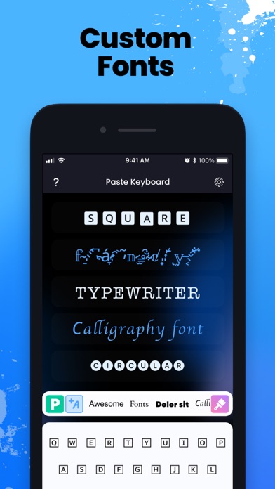 Fonts＋Font Keyboard for iPhone Screenshot