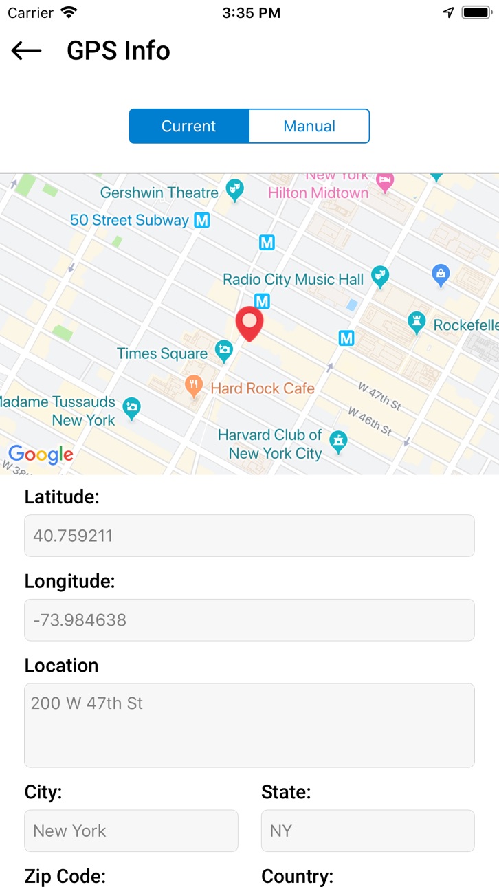 iPhone screenshot