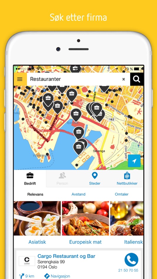 #5. Gule Sider Search • Discover (iOS) 由: Eniro Norge AS