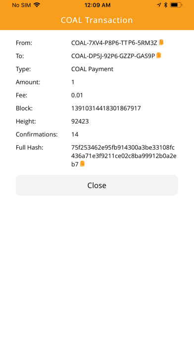 Coal Lite iPhone screenshot