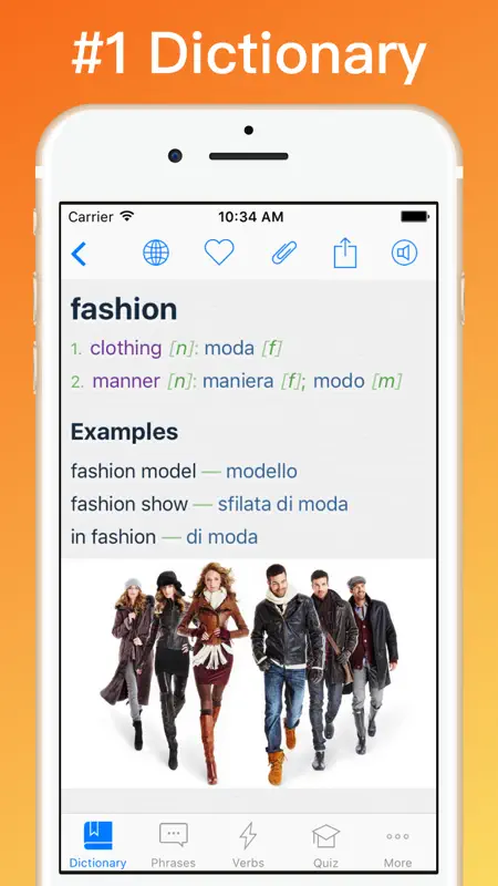 Italian Dictionary + © screenshot 1 of 6