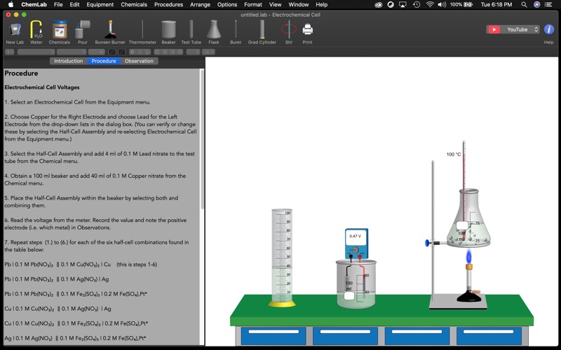 Screenshot #3 pour Model ChemLab Standard