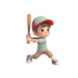 Boy Baseball Stickers