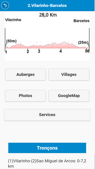 Screenshot #2 pour Chemin Portugais Côte Guide