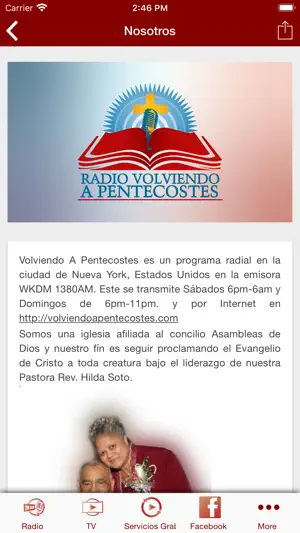 Radio Volviendo a Pentecostés screenshot 4