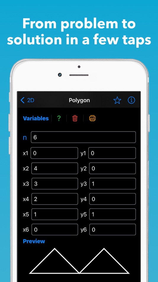 #10. Geometry solver and calculator (iOS) بواسطة: Rudolf Halmi