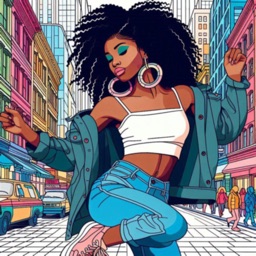 Black Beauty Coloring book