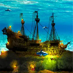 Deep Immersion: Sharks & Gold app icon